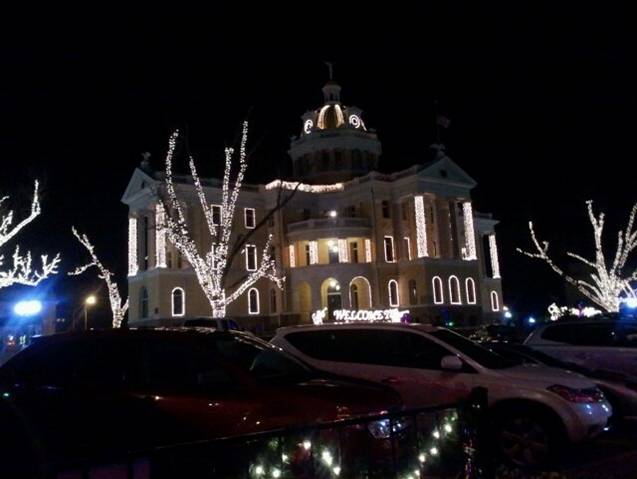 Marshall, TX Marshall, TX Courthouse Square - Christmas Time